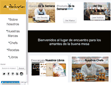 Tablet Screenshot of andaluciacocina.com